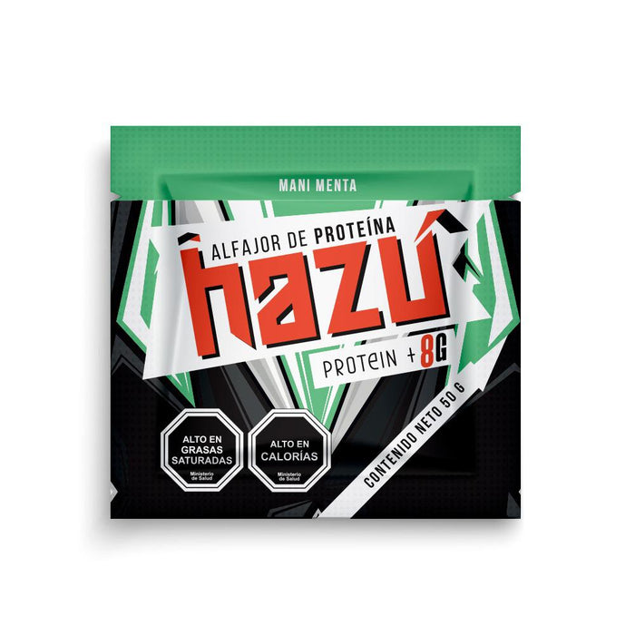 Alfajor de proteína sabor menta