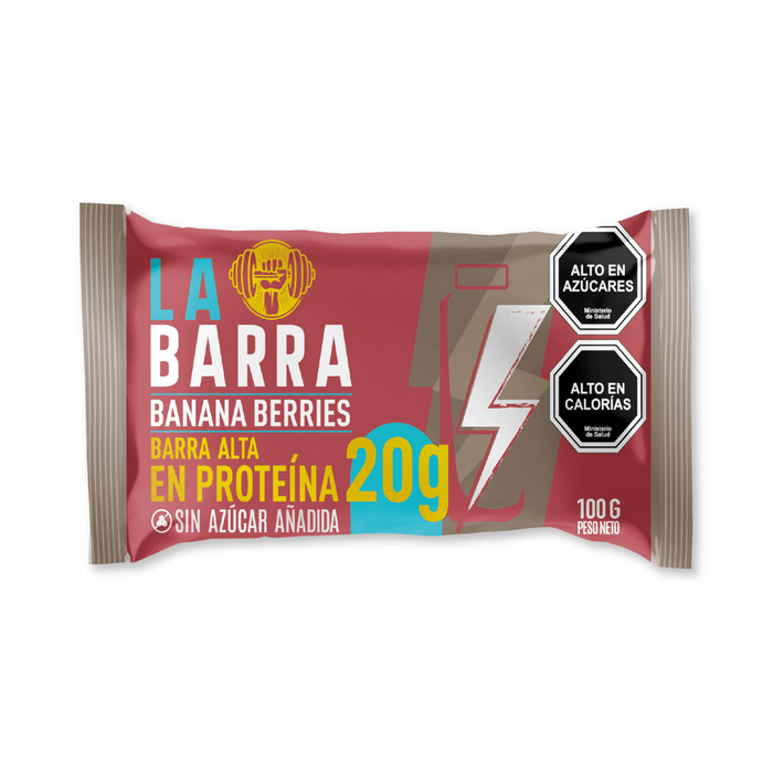 Banana berries 20 gramos de proteína