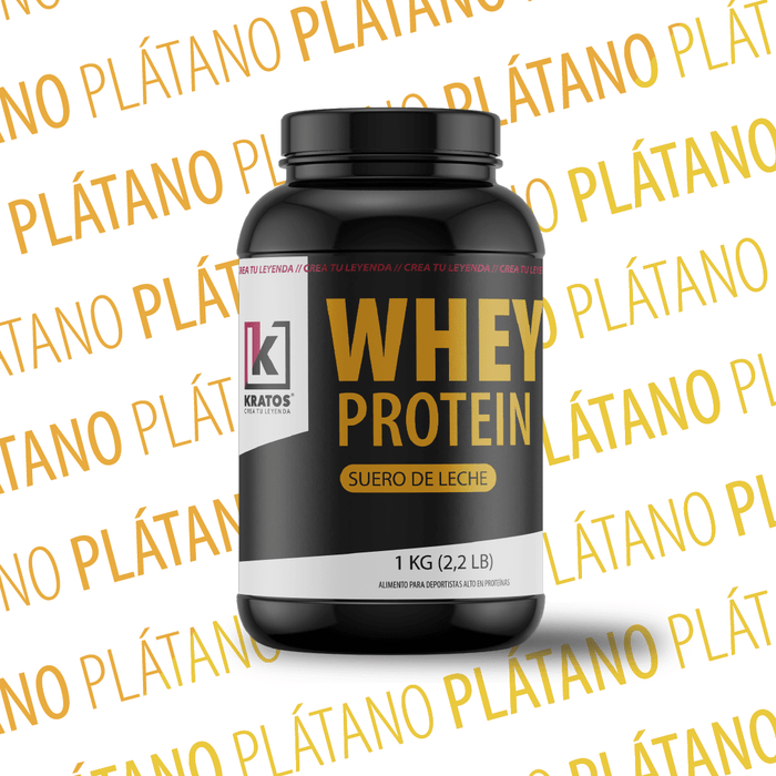Whey protein sabor plátano