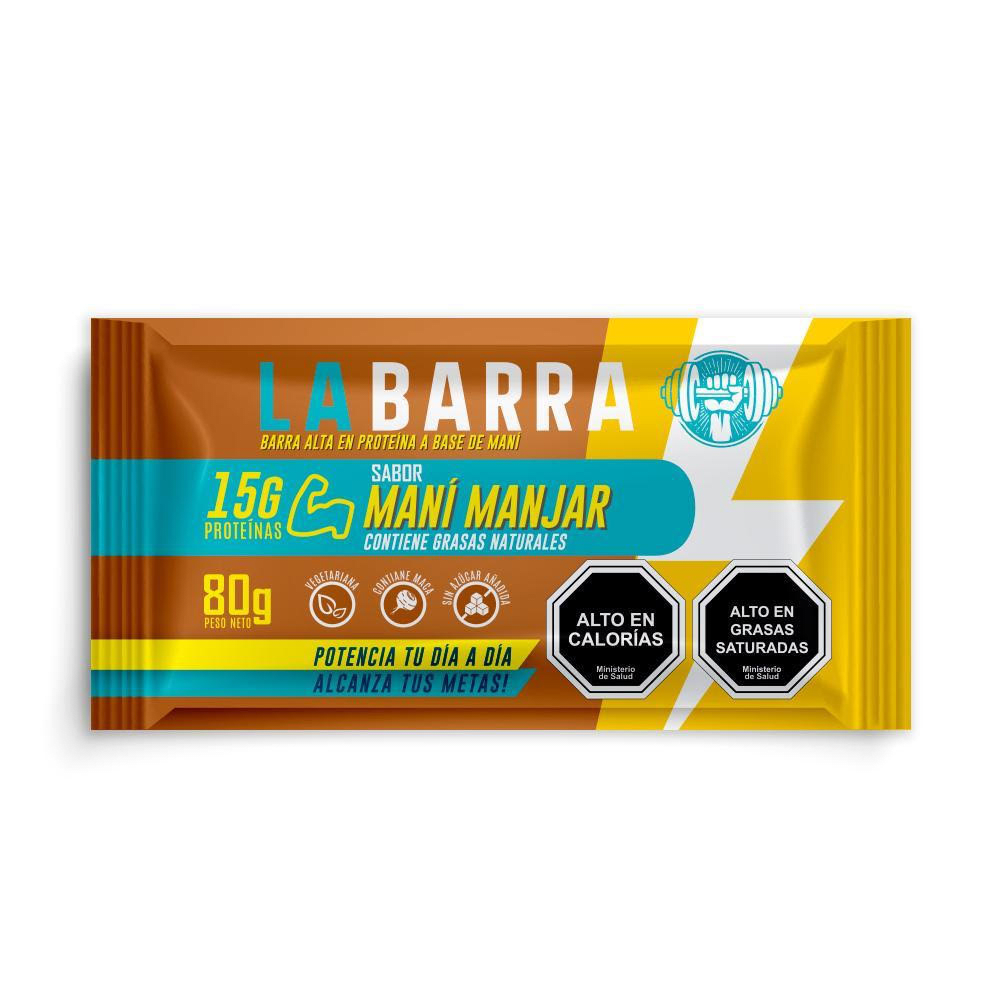 Maní manjar 15 gramos de proteína