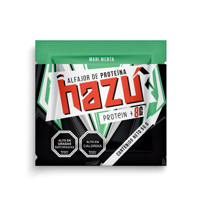 Alfajor de proteína sabor menta