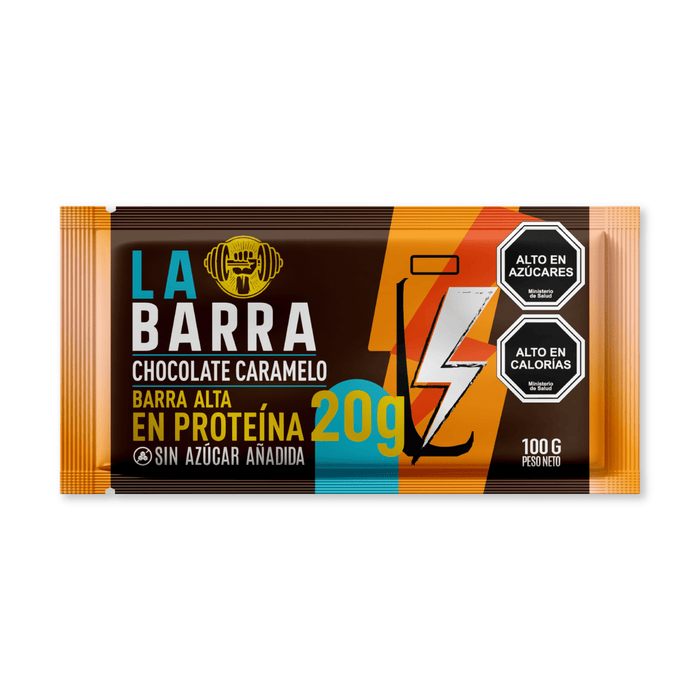 Chocolate caramelo 20 gramos de proteína