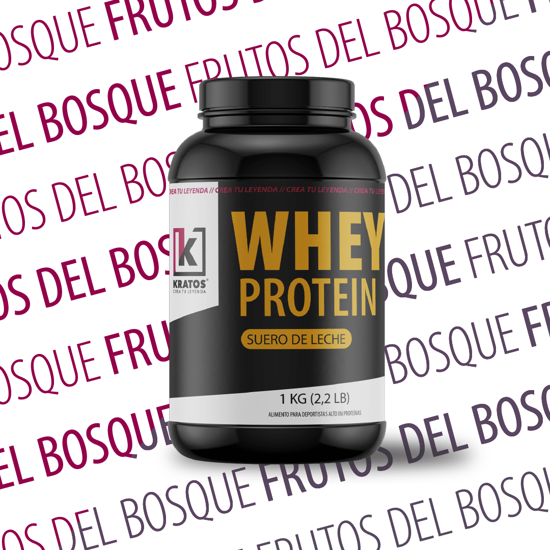 Whey protein sabor frutos del bosque