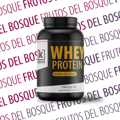 Whey protein sabor frutos del bosque