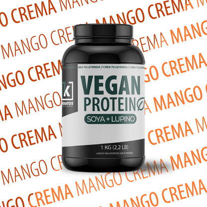 Proteina vegetal sabor mango crema