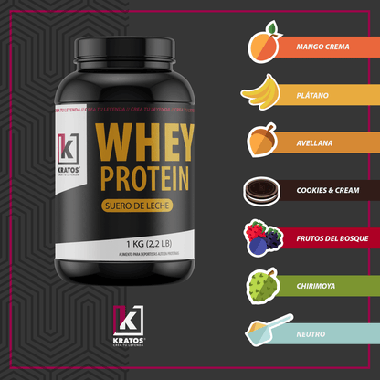 Whey protein sabor chirimoya